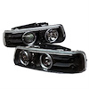 Halo LED Projector Headlights 1999-2006 Chevy Trucks - image 1