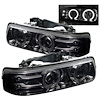 Halo LED Projector Headlights 1999-2006 Chevy Trucks - image 1