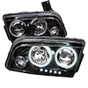 Halo LED Projector Headlights 2006-2010 Dodge Charger - image 1