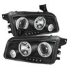 Halo LED Projector Headlights 2006-2010 Dodge Charger - image 3