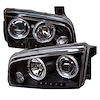 Halo LED Projector Headlights 2006-2010 Dodge Charger - image 1