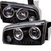 Halo LED Projector Headlights 2006-2010 Dodge Charger - image 2