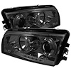 Halo LED Projector Headlights 2006-2010 Dodge Charger - image 1