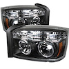 Halo LED Projector Headlights 2005-2007 Dodge Dakota - image 1
