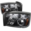 Halo LED Projector Headlights 2005-2007 Dodge Dakota - image 3