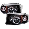 Halo LED Projector Headlights 1997-2004 Dodge Dakota - image 4