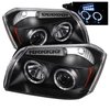 Halo LED Projector Headlights 2005-2007 Dodge Magnum - image 2