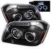 Halo LED Projector Headlights 2005-2007 Dodge Magnum - image 3