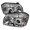 Halo LED Projector Headlights 2005-2007 Dodge Magnum - image 2