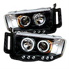 Halo CCFL Projector Headlights 2002-2005 Dodge Ram - image 1
