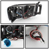 Halo LED Projector Headlights 2002-2005 Dodge Ram - image 2
