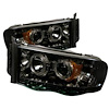 Halo LED Projector Headlights 2002-2005 Dodge Ram