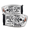 Halo LED Projector Headlights 2006-2009 Dodge Ram - image 1