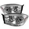 Halo LED Projector Headlights 2006-2009 Dodge Ram - image 2