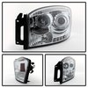 Halo LED Projector Headlights 2006-2009 Dodge Ram - image 4
