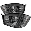 Halo LED Projector Headlights 2006-2009 Dodge Ram - image 1