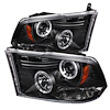Halo LED Projector Headlights 2009-2016 Dodge Ram - image 1