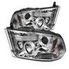 Halo LED Projector Headlights 2009-2016 Dodge Ram - image 2