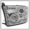 Halo LED Projector Headlights 2009-2016 Dodge Ram - image 3