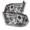 Halo LED Projector Headlights 2009-2016 Dodge Ram - image 4