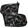 Halo LED Projector Headlights 2009-2016 Dodge Ram - image 1