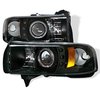 Halo LED Projector Headlights 1994-2001 Dodge Ram - image 3