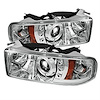 Halo LED Projector Headlights 1994-2001 Dodge Ram - image 1