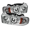 Halo LED Projector Headlights 1994-2001 Dodge Ram - image 2