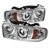 Halo LED Projector Headlights 1994-2001 Dodge Ram - image 3