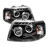 Halo LED Projector Headlights 2003-2006 Ford Expedition - image 1