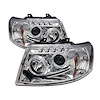 Halo LED Projector Headlights 2003-2006 Ford Expedition - image 1