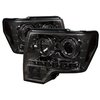 Halo LED Projector Headlights 2009-2014 Ford F150 - image 4