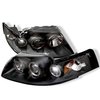 Halo LED Projector Headlights 1999-2004 Ford Mustang - image 4