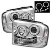 Halo LED Projector Headlights 2005-2007 Ford F250/F350/F450 Super Duty - image 3