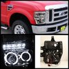 Halo LED Projector Headlights 2008-2010 Ford F250/F350/F450 Super Duty - image 2