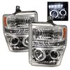 Halo LED Projector Headlights 2008-2010 Ford F250/F350/F450 Super Duty - image 4