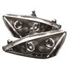 Halo LED Projector Headlights 2003-2007 Honda Accord - image 3