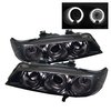 Halo LED Projector Headlights 1994-1997 Honda Accord - image 3