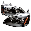 Halo LED Projector Headlights 2001-2003 Honda Civic - image 1