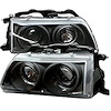 Halo LED Projector Headlights 1990-1991 Honda Civic/CRX - image 1