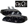 Halo LED Projector Headlights 1992-1995 Honda Civic 2/3 Door - image 3