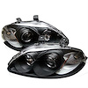Halo LED Projector Headlights 1996-1998 Honda Civic - image 1