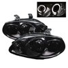 Halo LED Projector Headlights 1996-1998 Honda Civic - image 2