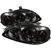 Halo LED Projector Headlights 1999-2000 Honda Civic - image 1