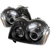 Halo LED Projector Headlights 2005-2007 Jeep Grand Cherokee - image 2