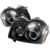 Halo LED Projector Headlights 2005-2007 Jeep Grand Cherokee - image 3