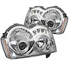 Halo LED Projector Headlights 2005-2007 Jeep Grand Cherokee - image 1