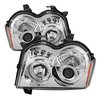 Halo LED Projector Headlights 2005-2007 Jeep Grand Cherokee - image 4