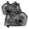 Halo LED Projector Headlights 2005-2007 Jeep Grand Cherokee - image 4