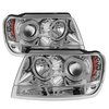 Halo LED Projector Headlights 1999-2004 Jeep Grand Cherokee - image 3